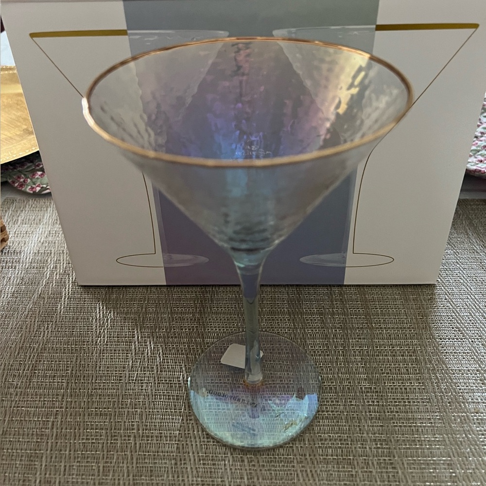 Anthropologie Martini Glasses New Set of 2